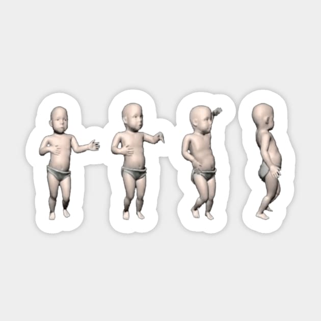 Dancing Baby GIF Meme - Ooga Chaka, Ally McBeal, 90s Internet Sticker by softbluehum